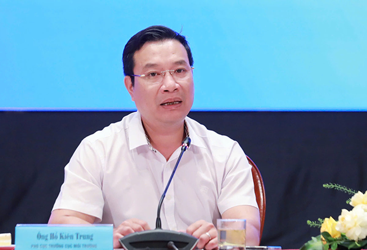 Ong Ho Kien Trung - Pho Cuc truong Cuc Moi truong, Bo Nong nghiep va Moi truong. Anh: To The - Hai Nguyen