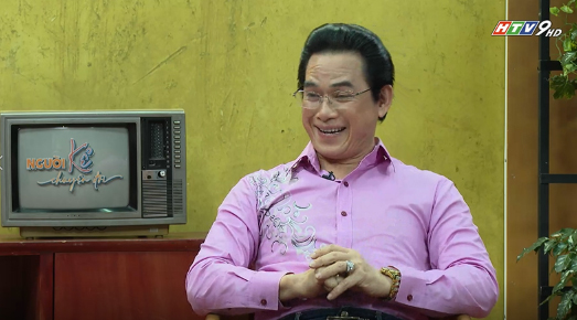 Nghe si cai luong Ngan Tuan trong chuong trinh “Nguoi ke chuyen doi”. Anh: HTV9
