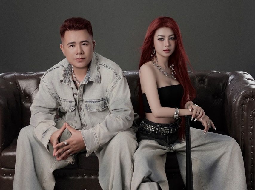 Musician Le Gia Quan and his wife. Photo: Provided by the artist.