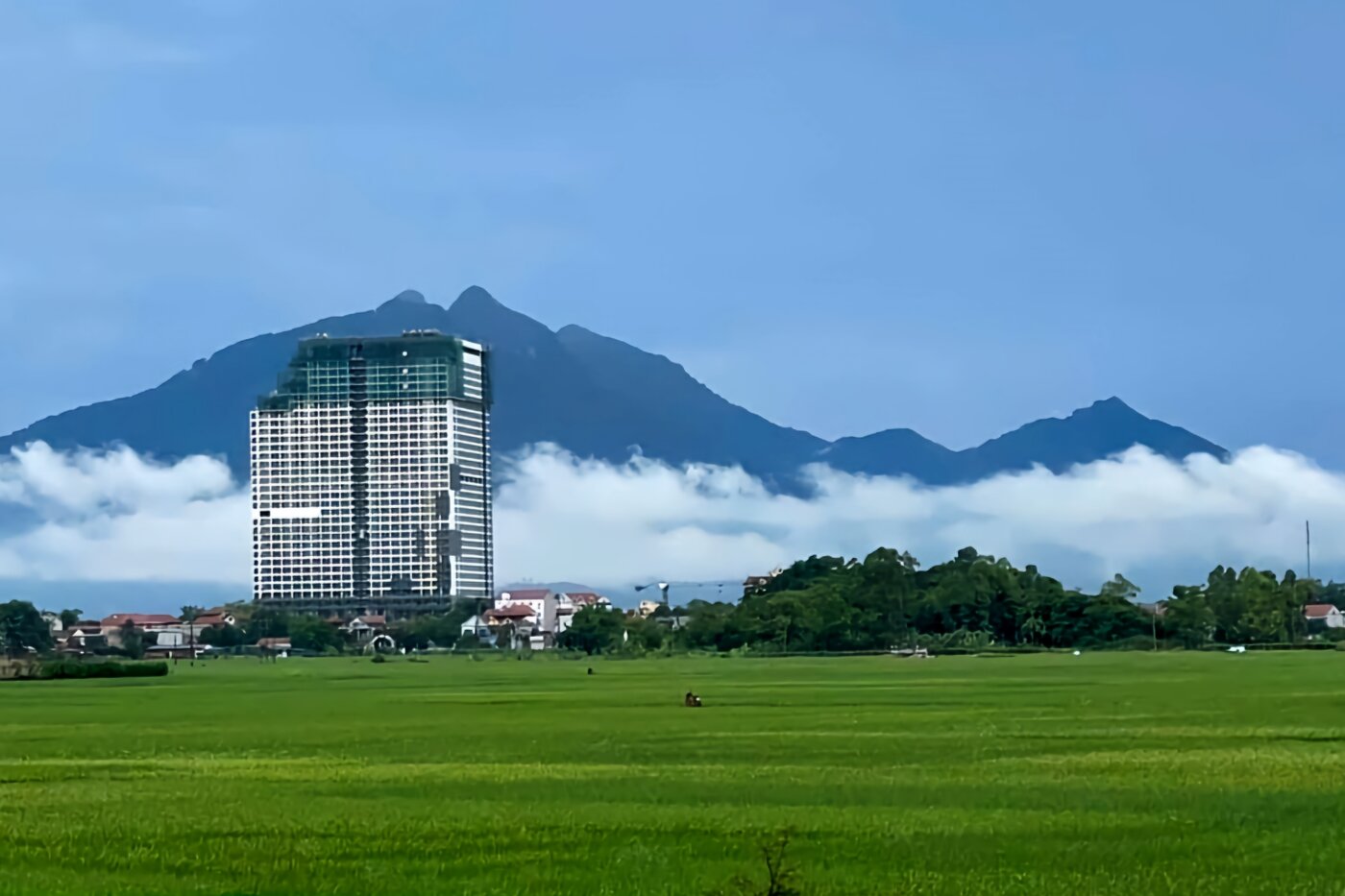 Khu vuc Thanh Thuy, tinh Phu Tho noi tieng voi du lich nghi duong khoang nong. Anh: To Cong.