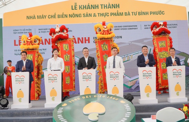 Inauguration Ceremony of Ba Tu Binh Phuoc Agricultural and Food Processing Factory. Photo: My Duyen