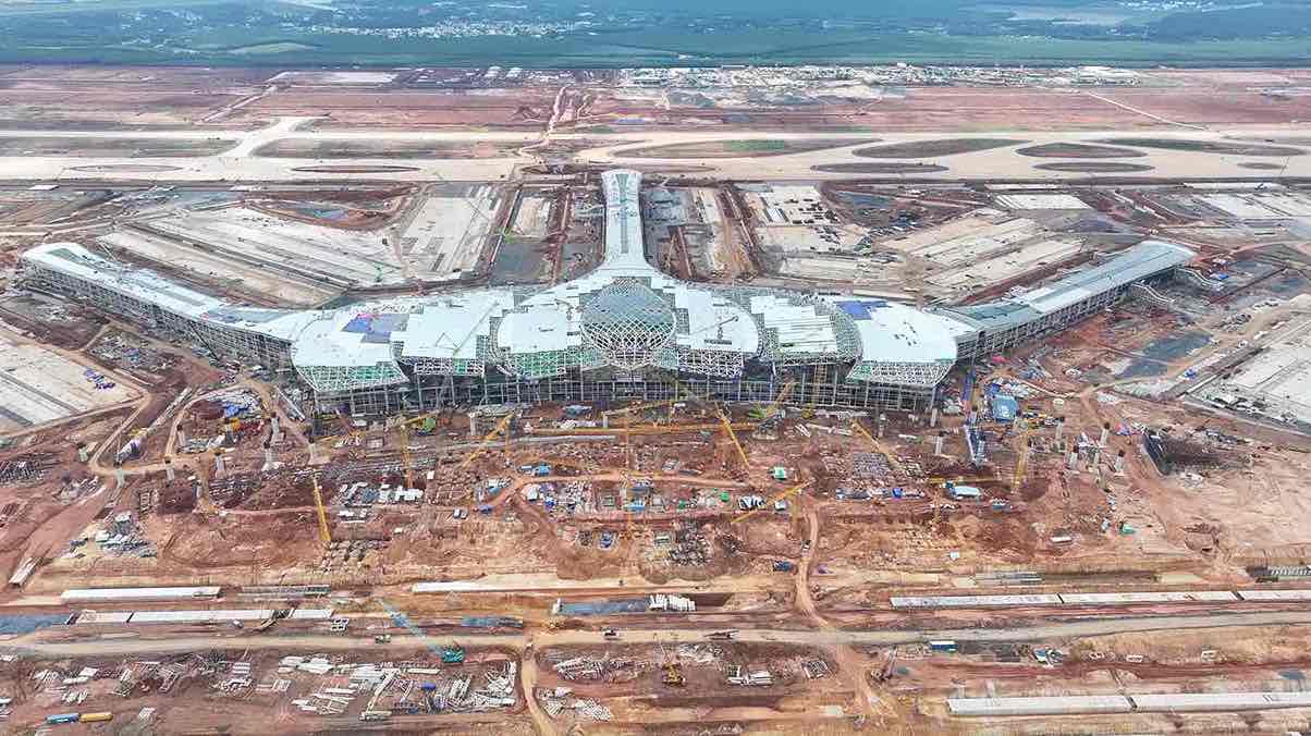 Overview of Long Thanh airport passenger terminal in Dong Nai province. Photo: HAC