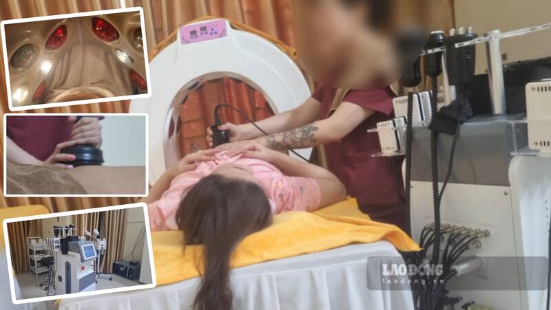 Super-fast weight loss methods in cosmetic facilities pose potential health risks. Photo: PV.