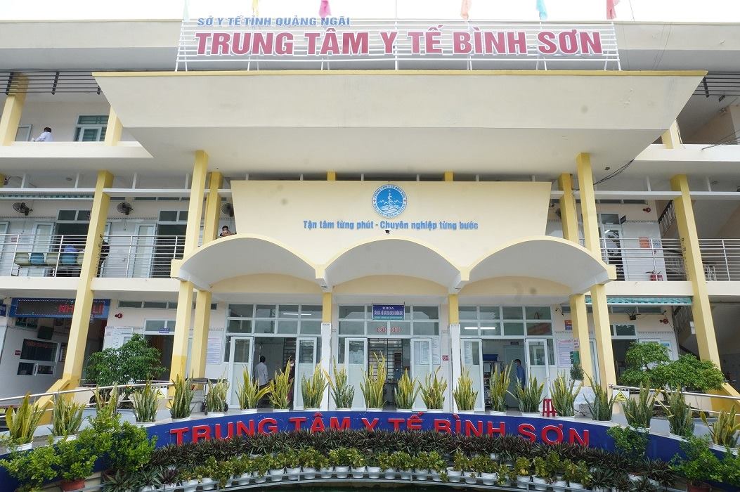 Binh Son Medical Center is the first medical facility in Quang Ngai province to complete electronic medical records. Photo: Vien Nguyen