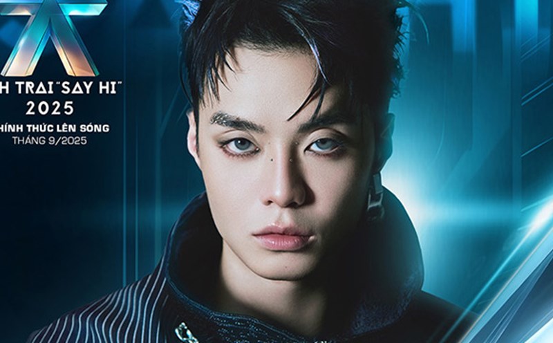 Negav on the poster introducing each member of "Anh trai say hi" season 2.