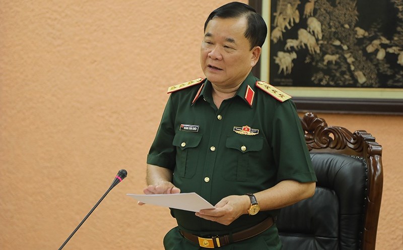 Senior Lieutenant General Hoang Xuan Chien - Member of the Party Central Committee, Deputy Minister of National Defense. Photo: Ministry of National Defense