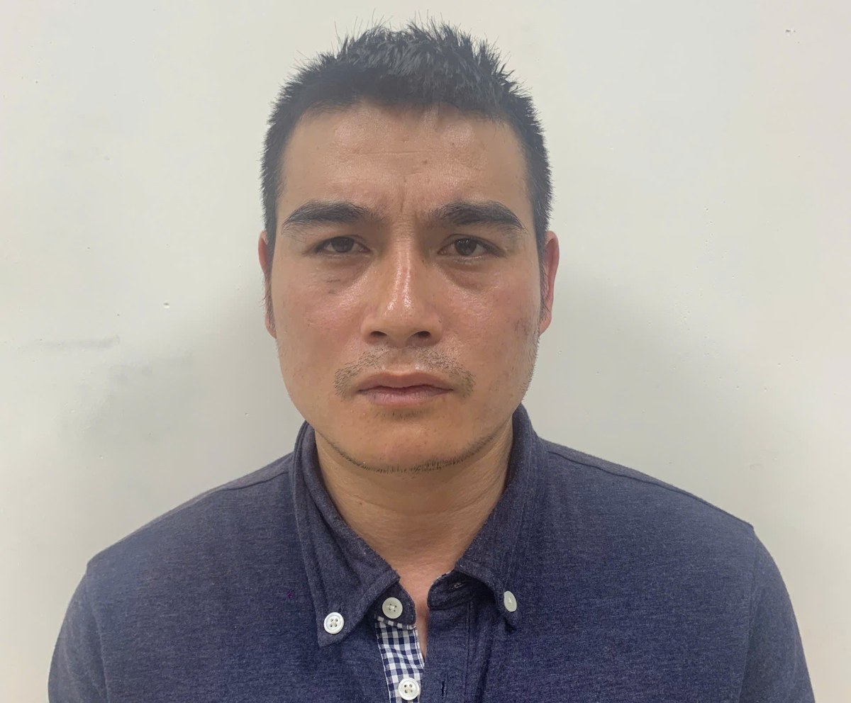 Subject Nguyen Van Tuan. Photo: Hai Phong Police