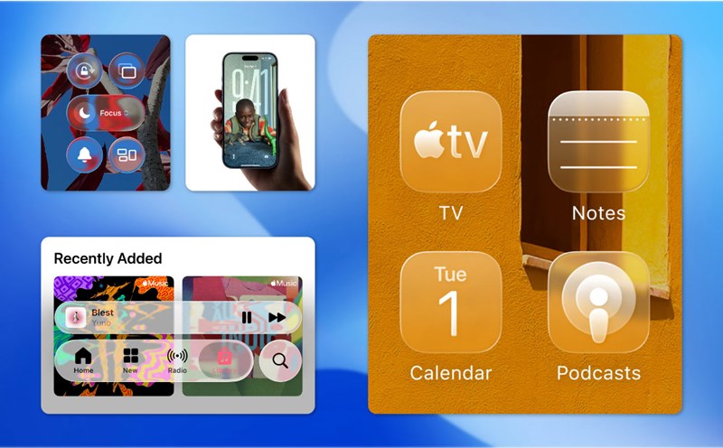 Apple launches iOS 26 with a new Liquid Glass interface, many smart features that help the iPhone become more efficient, optimize the user experience and enhance the aesthetics of users. Graphics: Linh Anh