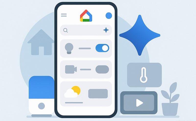 Google Home prepares to update new interface with Gemini assistant