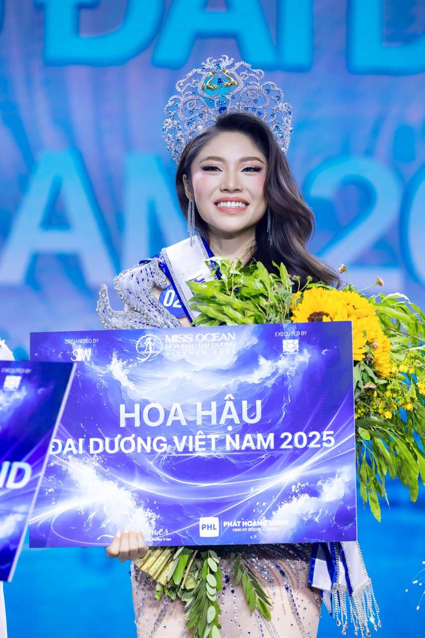 Nhan sac cua tan hoa hau Thanh Thao. Anh: Ban to chuc.