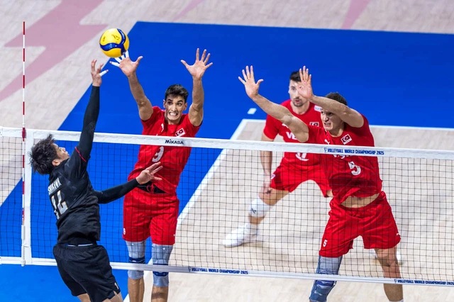 Turkey will meet the Netherlands in the 1/8 round of the 2025 men's volleyball world cup. Photo: FIVB