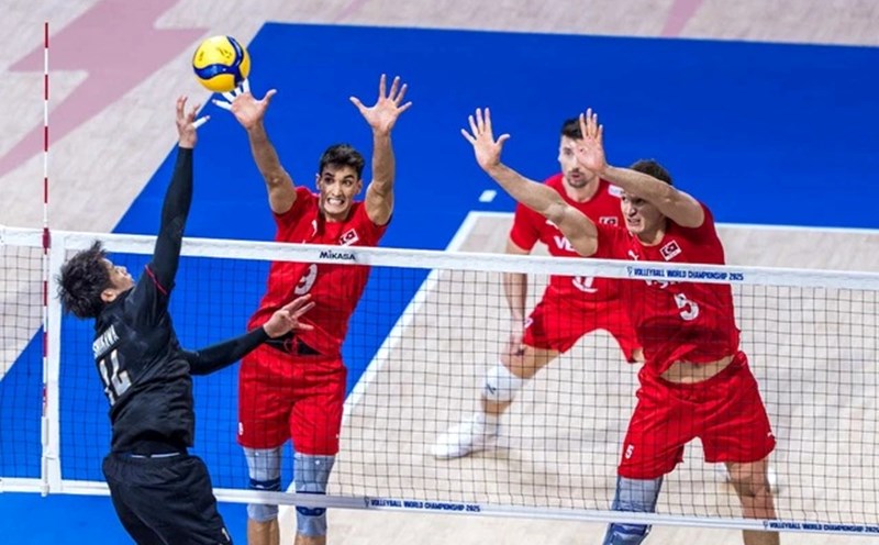 Turkey will meet the Netherlands in the 1/8 round of the 2025 men's volleyball world cup. Photo: FIVB