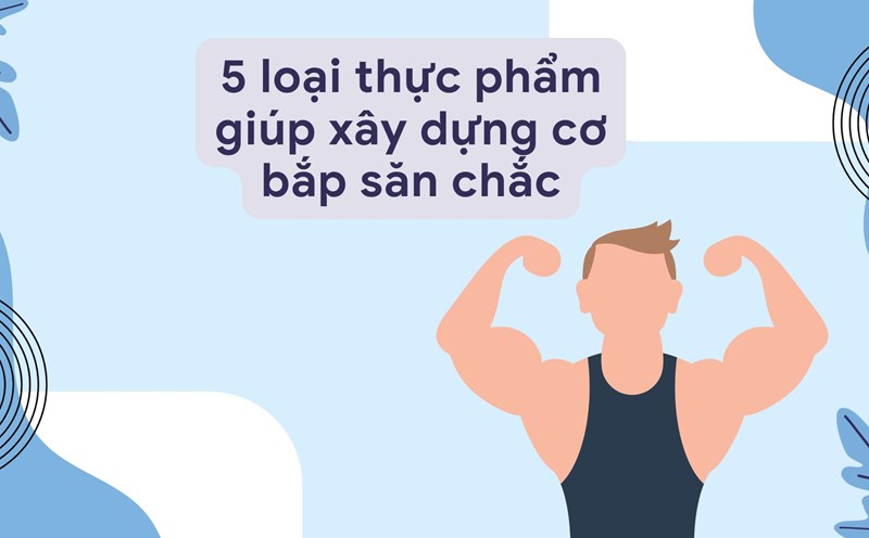 Chicken, salmon... are foods that help build firm muscles. Graphic photo: Huong Son