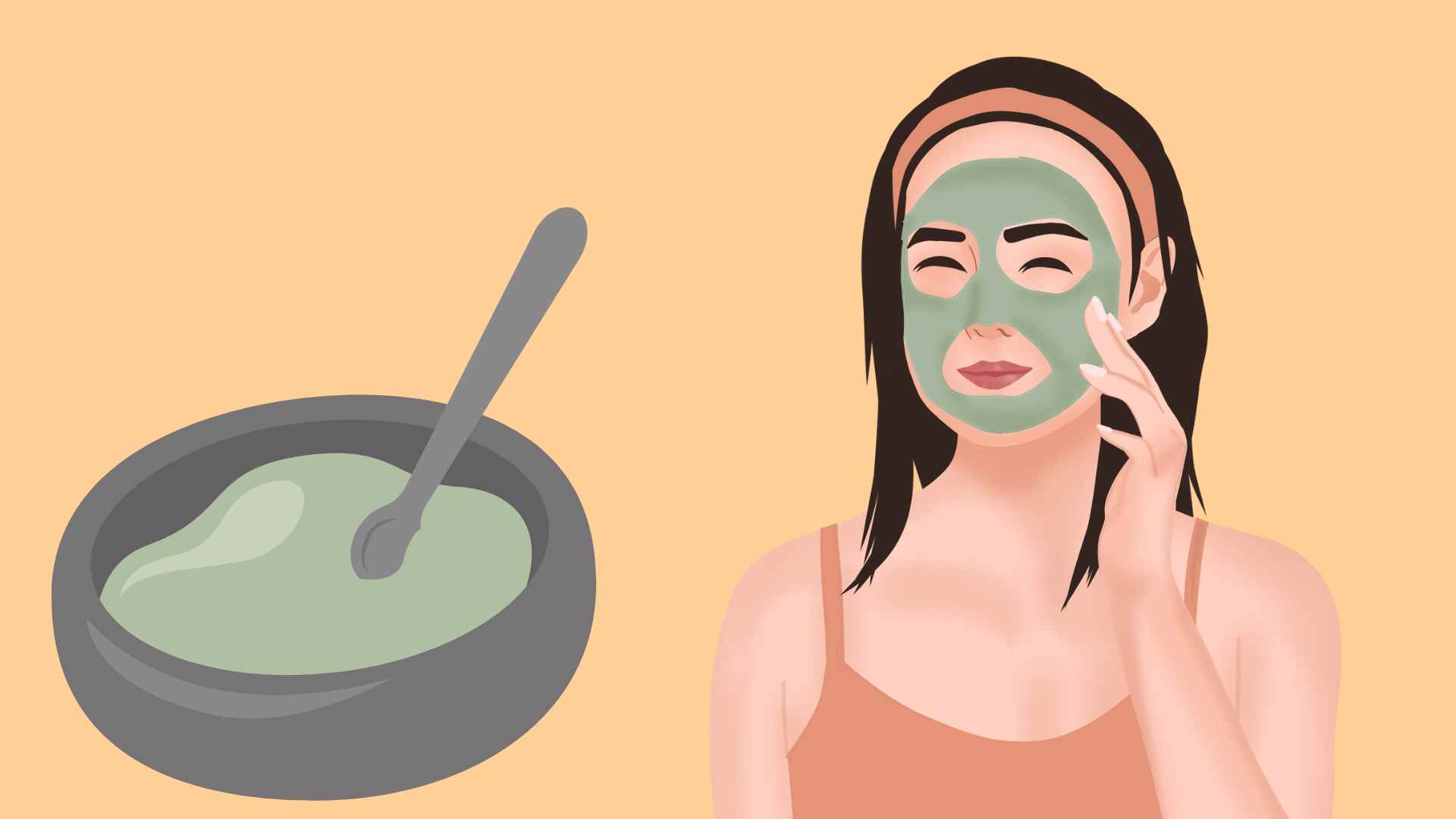 City masks for bright and healthy skin. Graphic photo: Hoang Loc