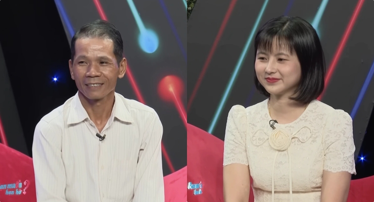 The couple on the show "You want to date". Photo: MCV Producer.