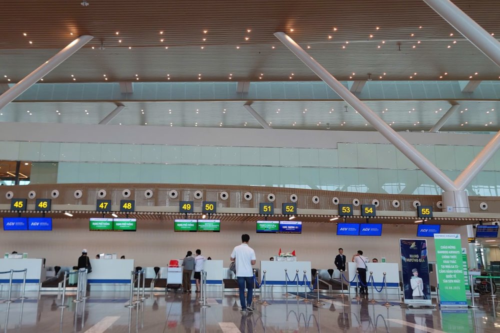 Nha ga T3 quoc noi ngay 2.9 thong thoang. Ảnh: Anh Tu