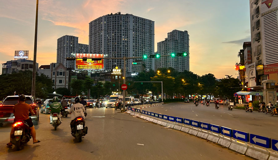 Khu vuc nga tu So giao thong khong xuat hien un tac. Anh: Trang Trang.