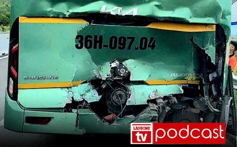 Morning news 3.9: Cause of the passenger bus accident on the Van Phong - Nha Trang highway