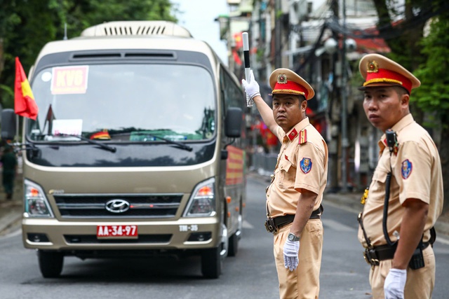 The police force ensures absolute security and safety for the 80th Anniversary of the August Revolution and National Day on September 2. Photo: VGP