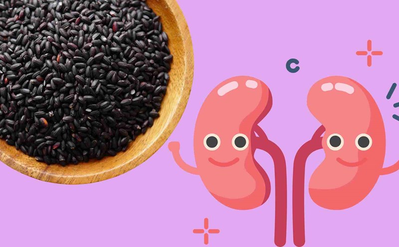 Black rice is good for liver and kidney function. Graphics: Ha May