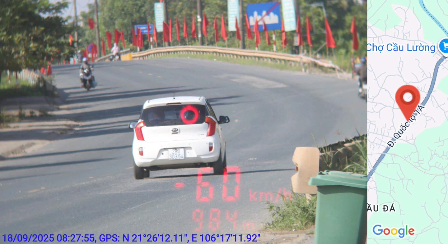 バクニン省で冷却違反で罰金。写真:バクニン警察