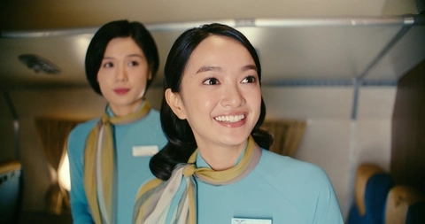 Kaity Nguyen in the movie "The War in the Air". Photo: Provided by the manufacturer