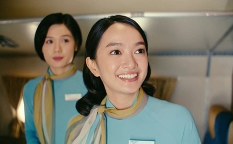 Kaity Nguyen in the movie "The War in the Air". Photo: Provided by the manufacturer