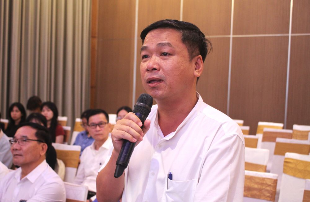 Kien truc su trao doi, thao luan tai buoi le. Anh: Thanh Huyen