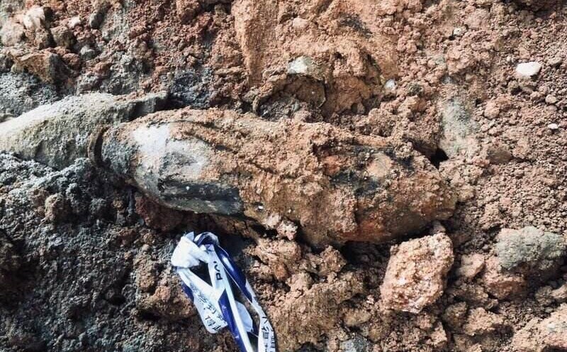 The bomb was found in Hong Kong (China). Photo: AFP