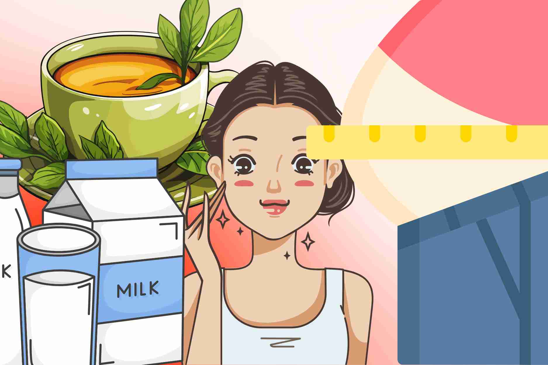 3 low-calorie drinks that help nourish the skin and reduce belly fat naturally