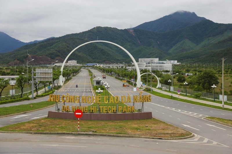 A corner of Da Nang high-tech park. Photo: Tra Ban