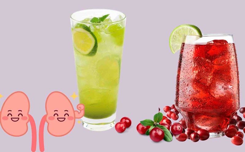 Some types of juices are good for the kidneys. Graphics: Ha May