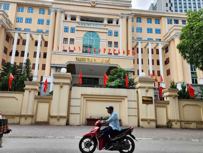 The Government Inspectorate inspected the case with signs of corruption at ministries, ministerial-level agencies, agencies under the Government... Photo: Cao Nguyen.