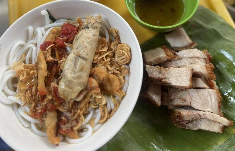 Canh bunは、シンプルな材料で簡単に調理できます。写真:Mai Chau