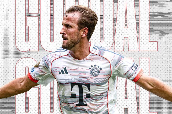 해리 케인 7경기 만에 바이에른 뮌헨 13번째 골 기록. 사진: 바이에른 뮌헨