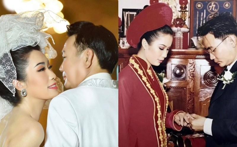 Trinh Kim Chi shared wedding photos 25 years ago. Photo: Provided by the character.