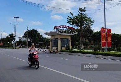 Cổng KCN Tiên Sơn (Bắc Ninh). Ảnh: PV