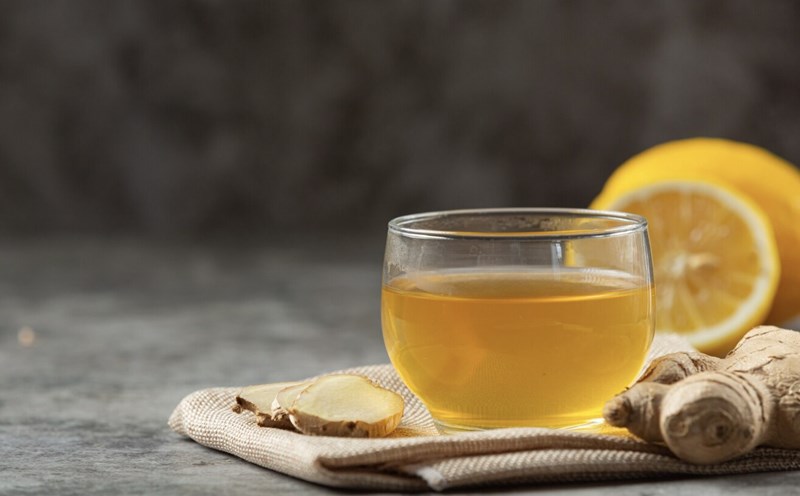 Health benefits of ginger tea. Photo: Thuy Duong
