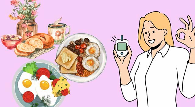 Healthy menu helps control blood sugar for people with diabetes. Graphics: Ha May