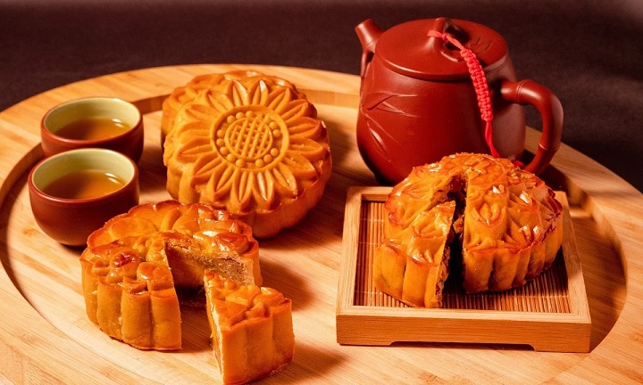 Comfortably eat moon cakes without worrying about diabetes, gaining weight. Photo: VFA