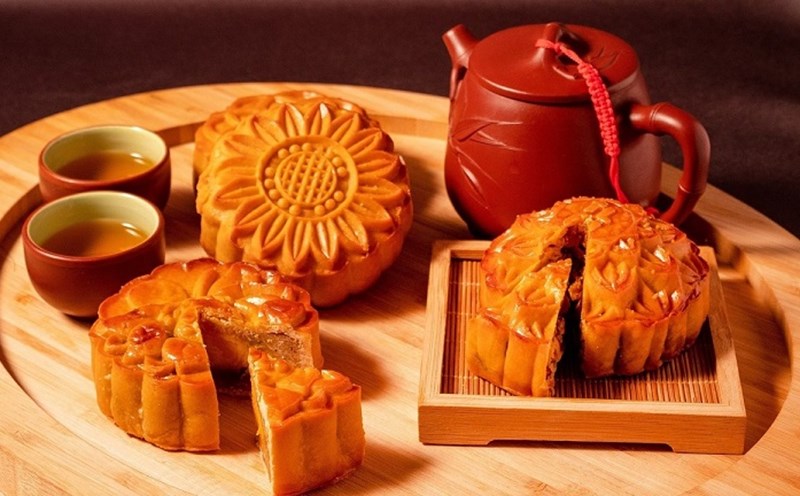 Comfortably eat moon cakes without worrying about diabetes, gaining weight. Photo: VFA