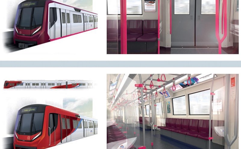 The idea of designing the interior and exterior of Metro Line 2 HCMC. Photo: MAUR