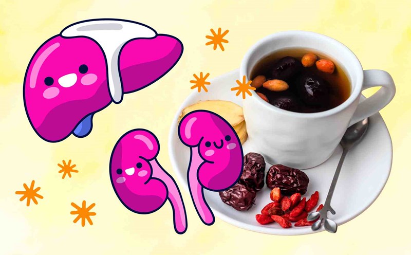 The secret to purifying the body and taking care of the liver and kidneys for people who stay up late