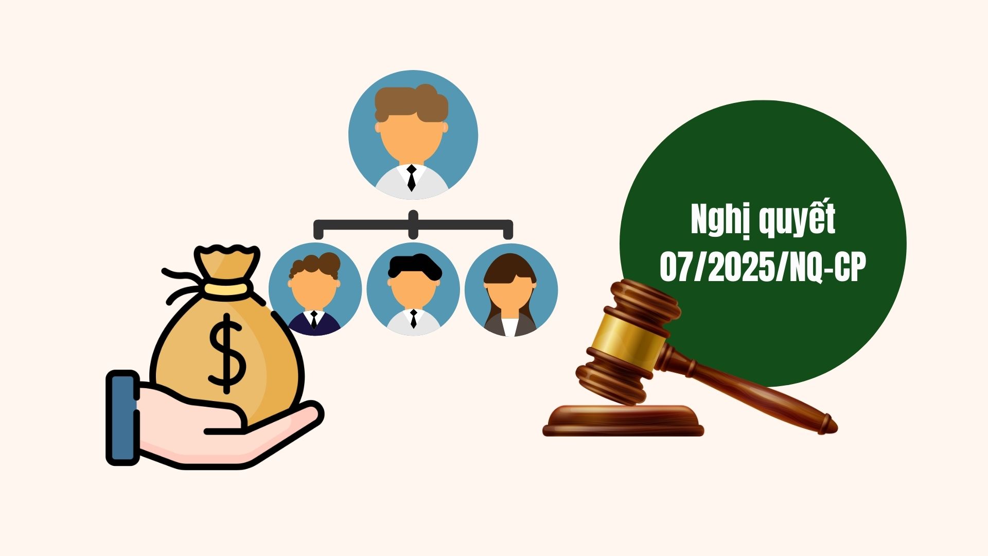 Policy for contract staff in public service units who quit due to organizational restructuring. Graphics: Linh Dan