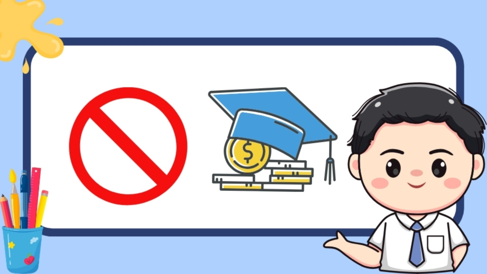 Les eleves et les parents n'ont pas a soumettre de demande de gratuite ou de subvention des frais de scolarite