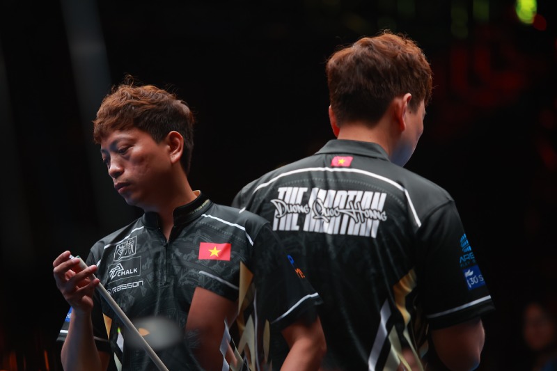 Duong Quoc Hoang 남자 10볼 세계 당구 선수권 대회에서 다음 라운드 진출. 사진: Anh Tu