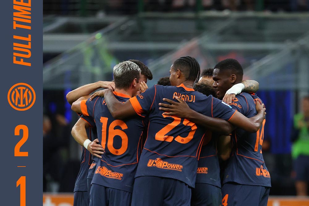 인터 밀란은 세리에 A 선두 자리를 놓고 극적인 승리를 거두었습니다. 사진: 인터 밀란