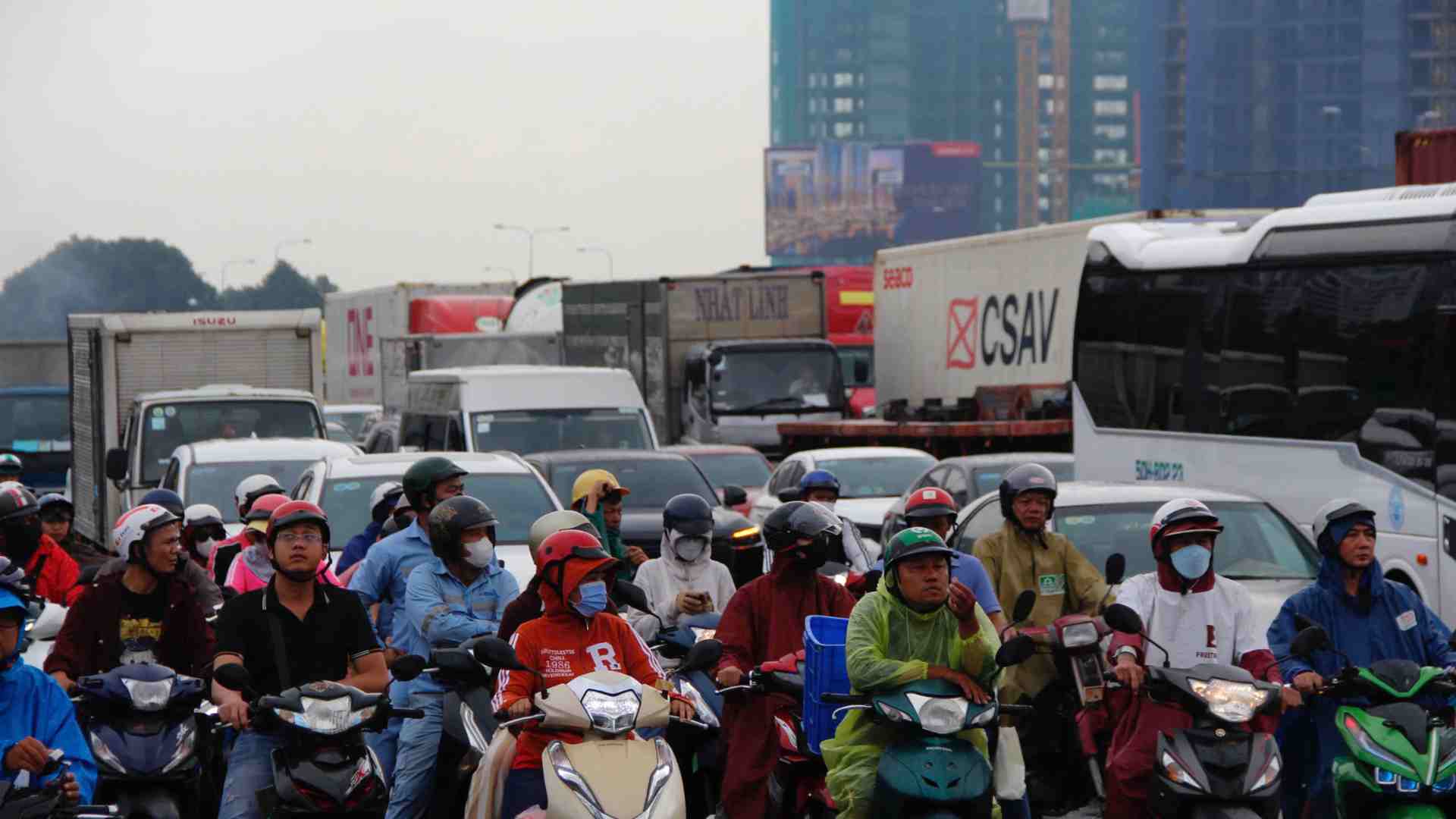 Thời tiết Nam Bộ ngày có mưa. Ảnh: Thái Bảo