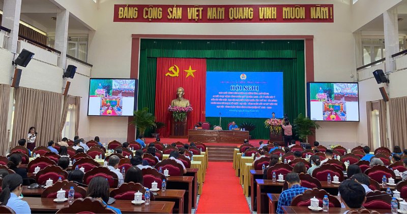The Vinh Long Provincial Federation of Labor agreed to organize the Mid-Autumn Festival for children in the fourth quarter of 2025. Photo: Hoang Loc