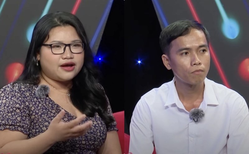 The couple on the show "You want to date". Photo: MCV Producer.